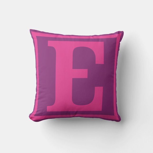 "E" pillow, part of the L-O-V-E series Cushion (Front)