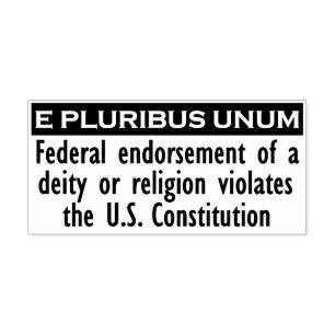 E PLURIBUS UNUM Stamp - Black/XL