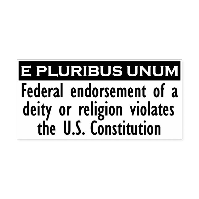 E PLURIBUS UNUM Stamp - Black/XL (Design)