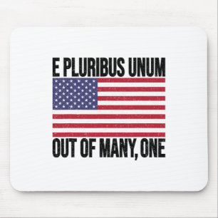 E Pluribus Unum Usa Flag For Women Men Mouse Pad