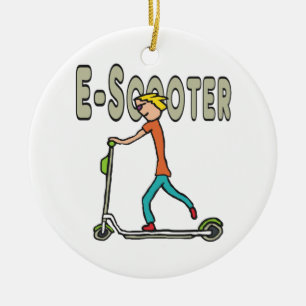 E-Scooter Ceramic Ornament