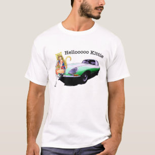 E-type Jag with hot cat girl T-Shirt