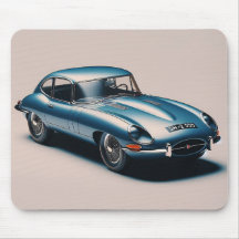 E-type Jaguar Coupe (Blue)