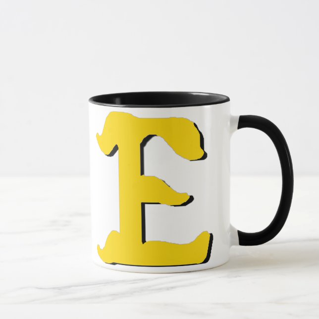 E (Yellow) Mug (Right)