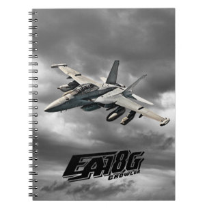 EA-18G Growler Notebook Spiral Photo Notebook