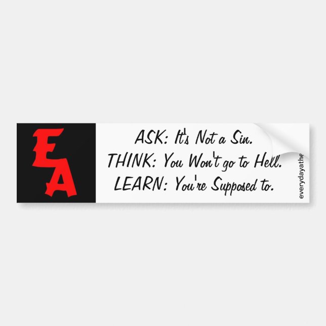 EA Bumper Sticker 04 (Front)