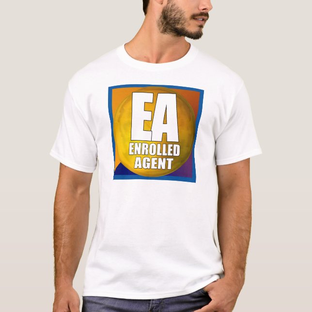 EA LOGO ENROLLED AGENT T-Shirt (Front)
