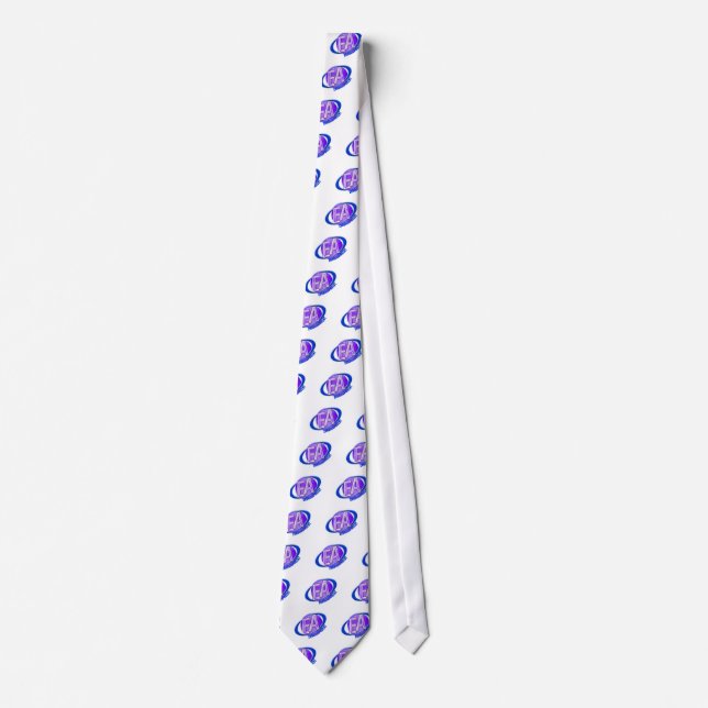 EA ORB SWOOSH LOGO - ENROLLED AGENT TIE (Front)