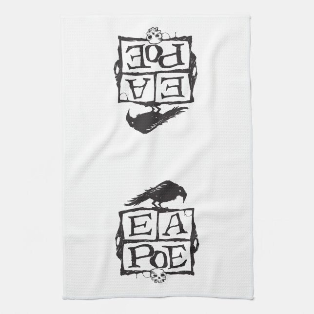 EA Poe Boxes Kitchen Towel (Vertical)