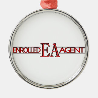 EA SPECIALIST LOGO ENROLLED AGENT METAL TREE DECORATION