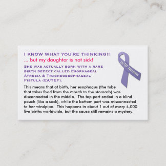 EA/TEF Cards for Girls