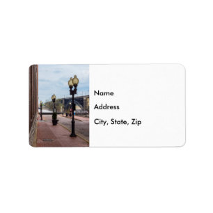 Eads Bridge Along Lucas Ave Label