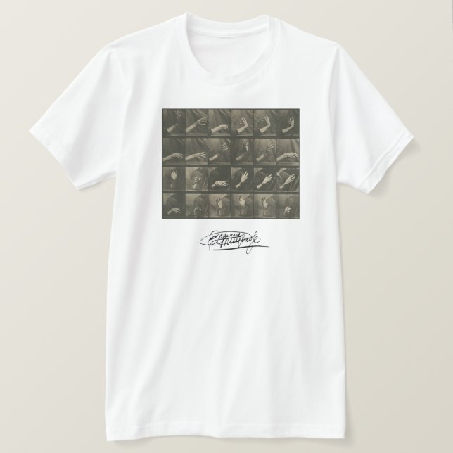 Eadweard Muybridge Animal Locomotion T-Shirt (Design Front)
