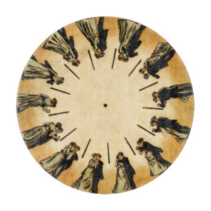 Eadweard Muybridge's phenakistoscope, 1893 Cutting Board