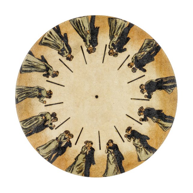 Eadweard Muybridge's phenakistoscope, 1893 Cutting Board (Front)