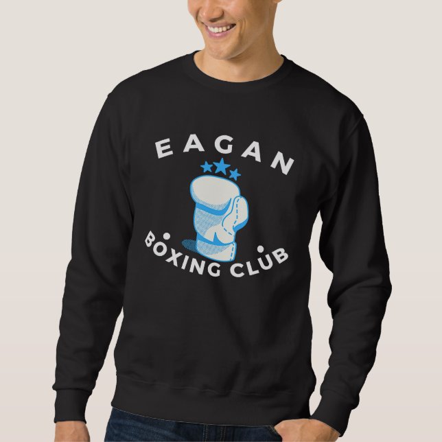 Eagan Boxing Club  vintage distressed Boxer Sweatshirt (Front)