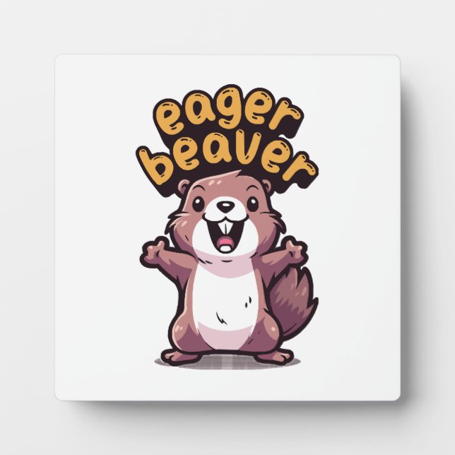 Eager Beaver Plaque (Front)