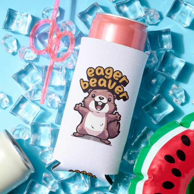 Eager Beaver Seltzer Can Cooler (In Situ Summer)