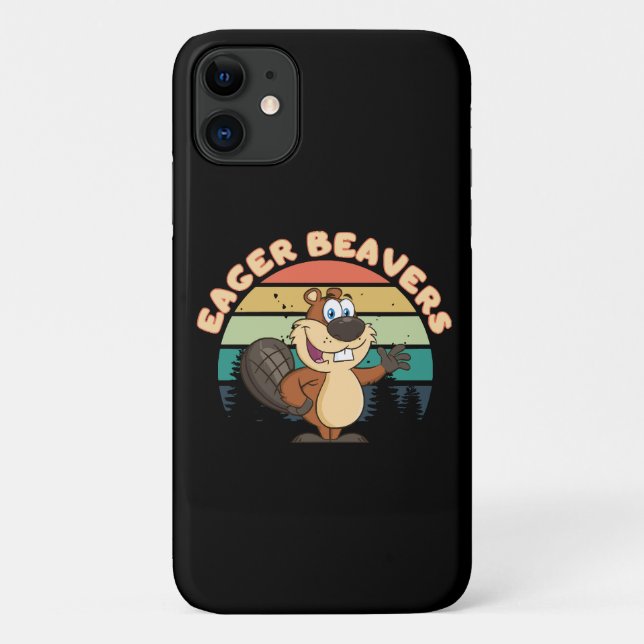 Eager Beavers Case-Mate iPhone Case (Back)