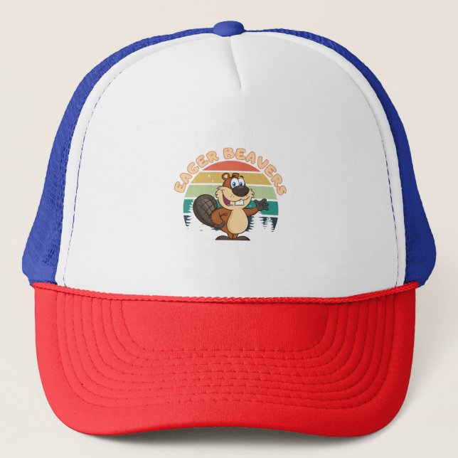 Eager Beavers Trucker Hat (Front)