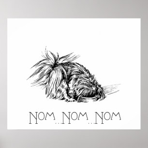 Eager Eater Peke Poster