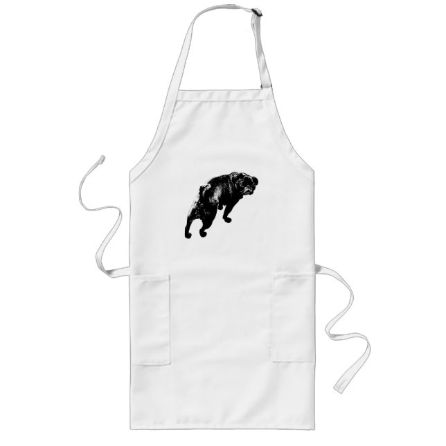 Eager Form, Lively View Long Apron (Front)