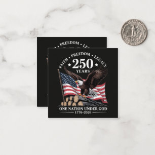 Eagle 250th Anniversary USA Card