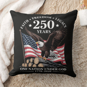 Eagle 250th Anniversary USA Cushion