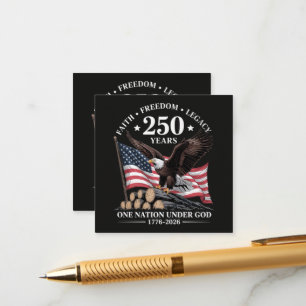 Eagle 250th Anniversary USA Enclosure Card