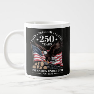 Eagle 250th Anniversary USA Large Coffee Mug
