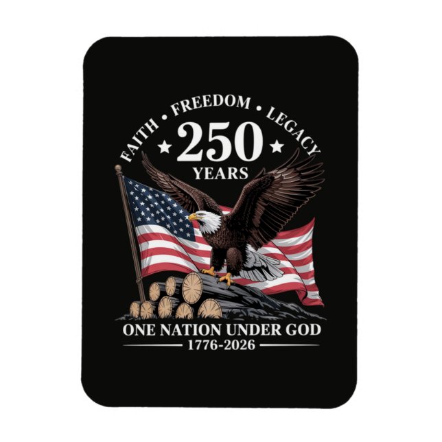 Eagle 250th Anniversary USA Magnet (Vertical)