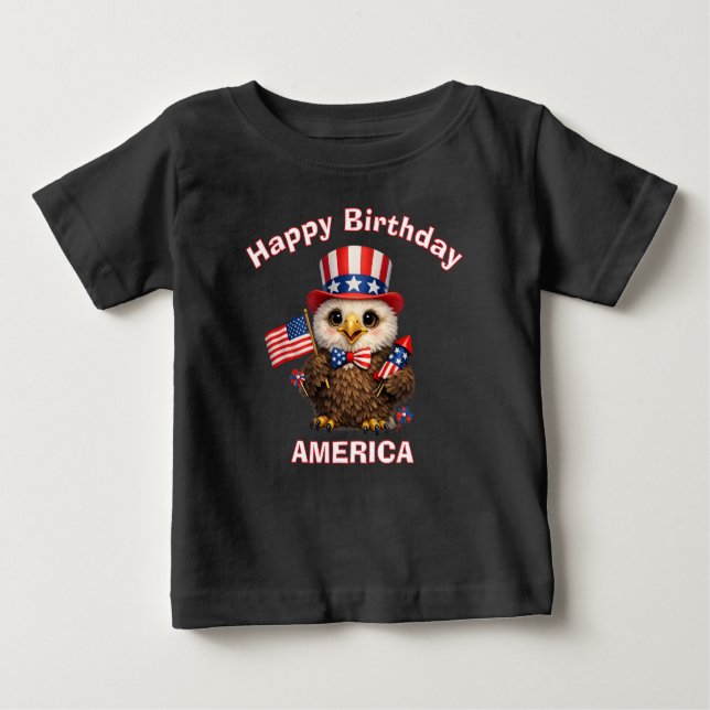Eagle (4e) Patriotic Kid T-Shirt (Front)