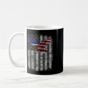 Eagle 4th Of July Usa Flag Patriotic American Mens Coffee Mug