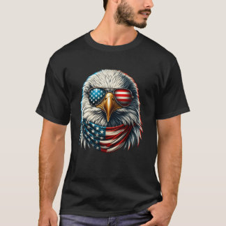 Eagle 4th Of July USA Patriotic American Independe T-Shirt