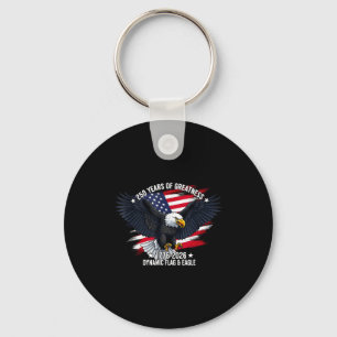 Eagle american 1776 250th usa birthday key ring