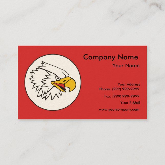 Eagle / American Eagle Emblem Business Card (Front)