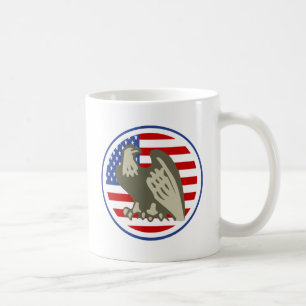 Eagle American Flag Coffee Mug