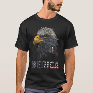 Eagle American Flag USA Flag Mullet Eagle 4th of J T-Shirt