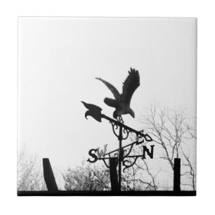 Eagle and Arrow Ceramic Tile