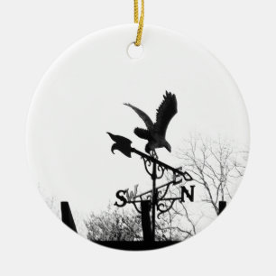 Eagle and Arrow Ceramic Tree Decoration