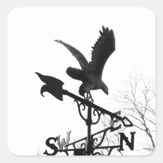 Eagle and Arrow Square Sticker