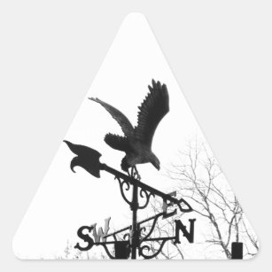 Eagle and Arrow Triangle Sticker
