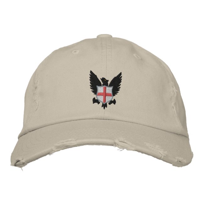 eagle and crest embroidered hat (Front)