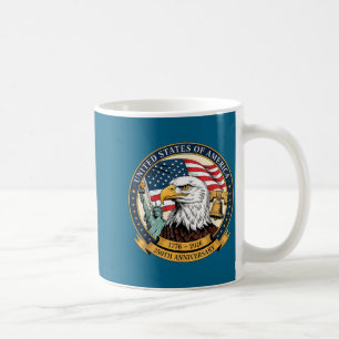 Eagle And Flag 1776-2026 250th Birthday America Coffee Mug