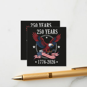 Eagle And Flag 250 Years 1776-2026 250th Enclosure Card