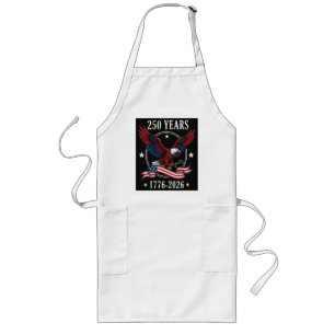 Eagle And Flag 250 Years 1776-2026 250th Long Apron