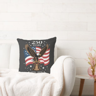 Eagle and Flag 250 Years of America 1776-2026 Cushion