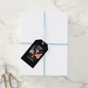 Eagle and Flag 250 Years of America 1776-2026 Gift Tags