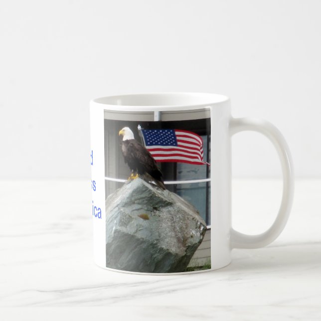 Eagle and Flag Coffee Mug (Right)