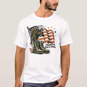 Eagle and Military Boots T-Shirt